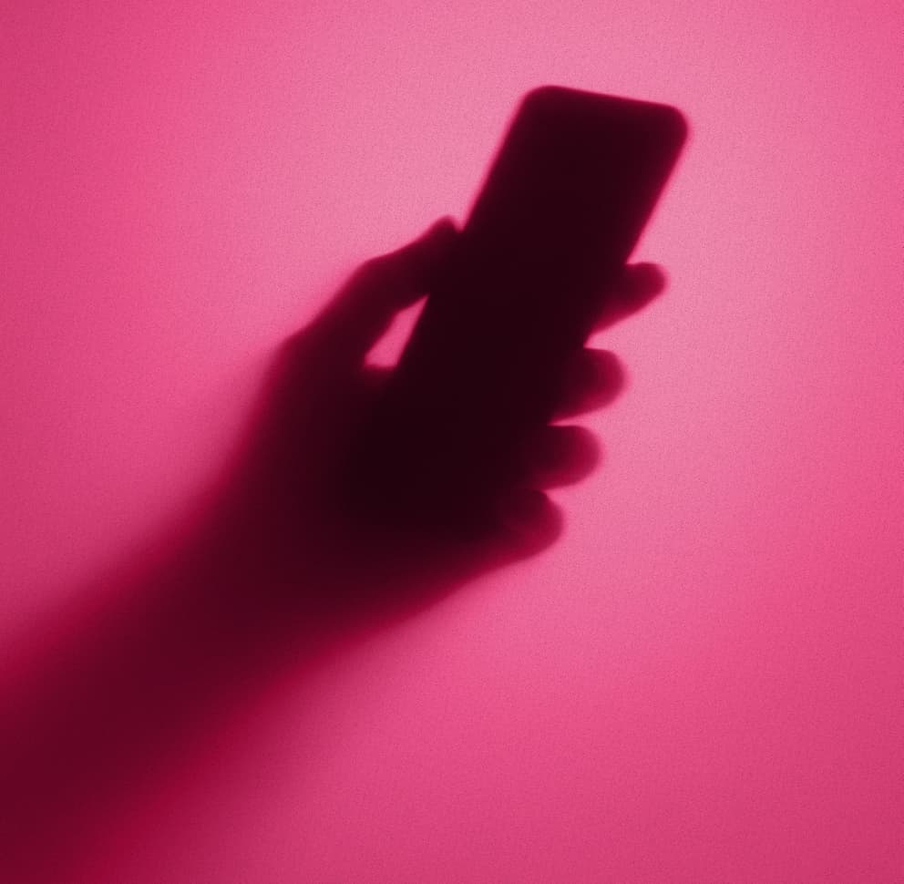 Person completing a health assessment on a tablet