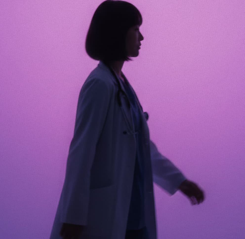 Licensed medical provider reviewing patient information